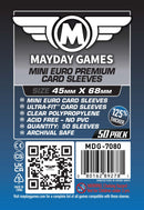 Mini Euro Card Sleeves (45x68mm) Standard 7035 or Premium 7080