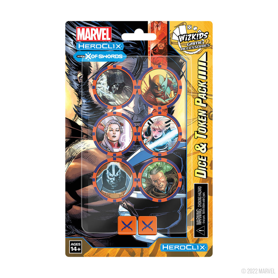 HeroClix: Marvel - X-Men X of Swords Dice and Token Pack