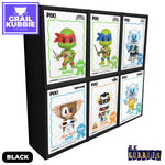 GRAIL KUBBIE BLACK (3x2) - In Box Display Case for Thrilljoy Pix in Protectors (Cardboard)