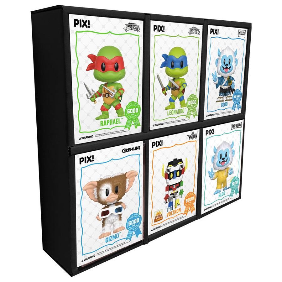 GRAIL KUBBIE BLACK (3x2) - In Box Display Case for Thrilljoy Pix (Cardboard)