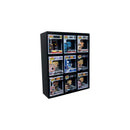 BITTY KUBBIE BLACK (3x3) - Display Case for Funko Bitty Pops, Wall Mountable & Stackable Pop Shelf (3D Printed)