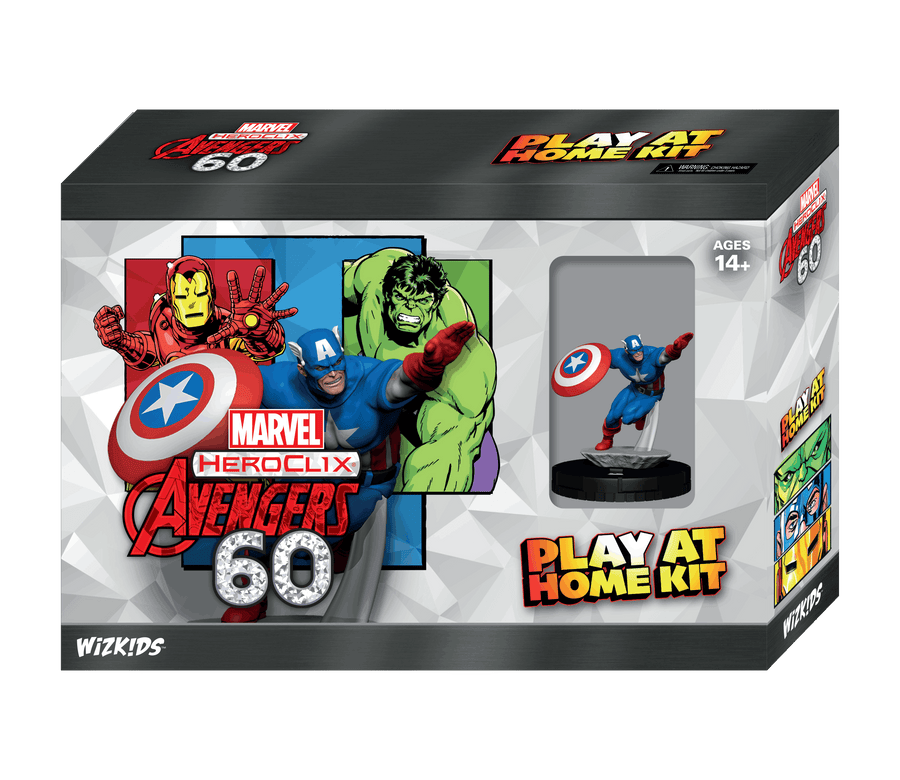 HeroClix: Avengers 60th Anniversary Play at Home Kit - Captain America