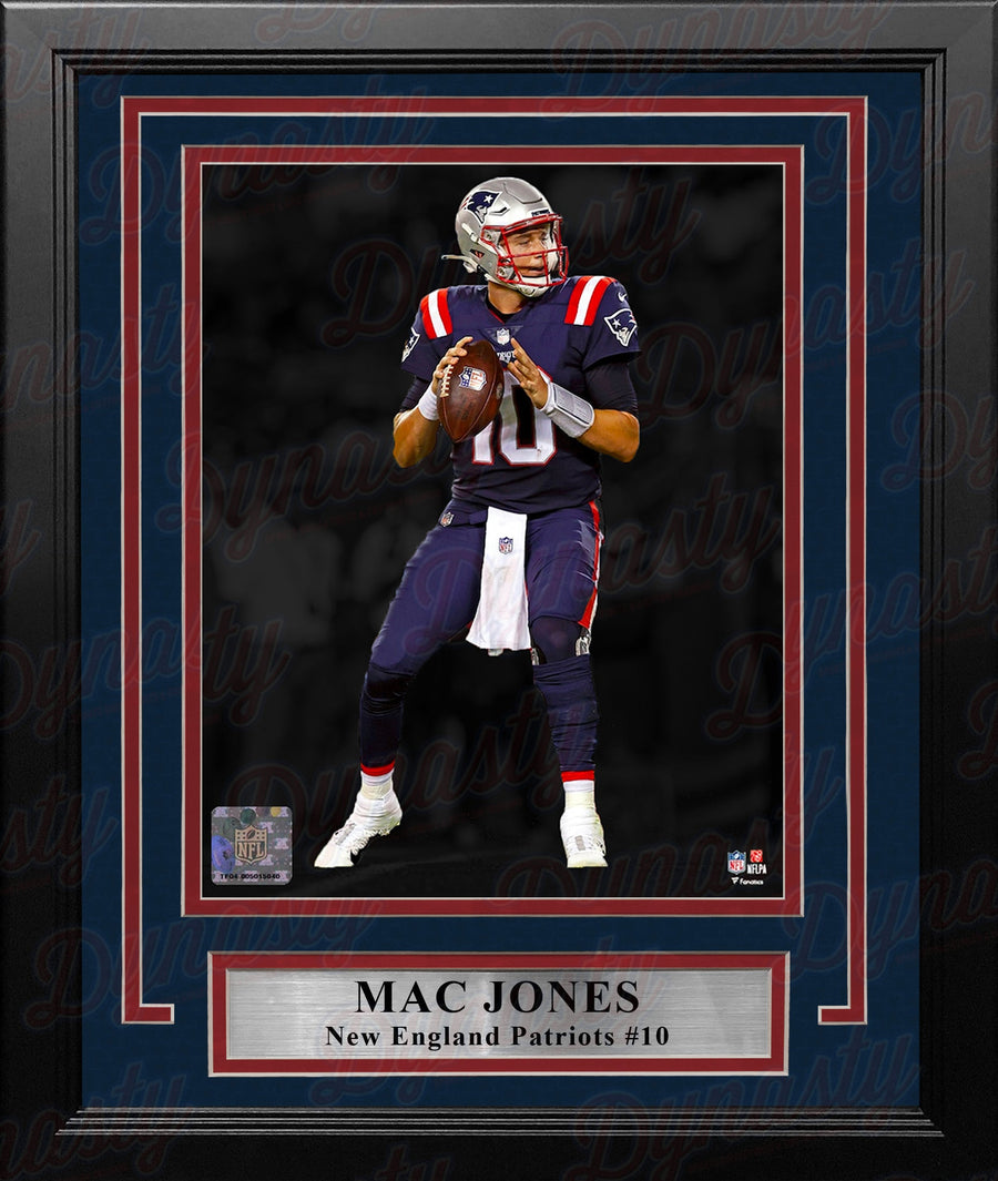 Mac Jones Blackout Action New England Patriots 8