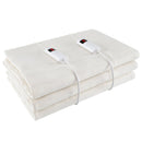 Electric Heated Mattress Pad with Dual Controllers & Auto-Off