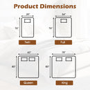 Electric Heated Mattress Pad with Dual Controllers & Auto-Off