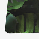 Snake Under Monstera Leaves Playmat