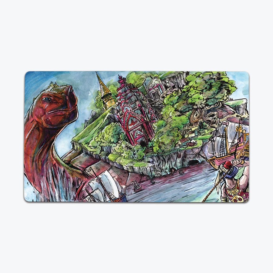 Turtle Carrying the World Playmat