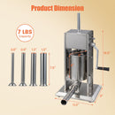 Manual Sausage Stuffer with 4 Tubes & 2 Speeds