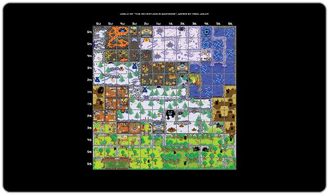 The Adventurous Grimoire Fantasy World Map Playmat