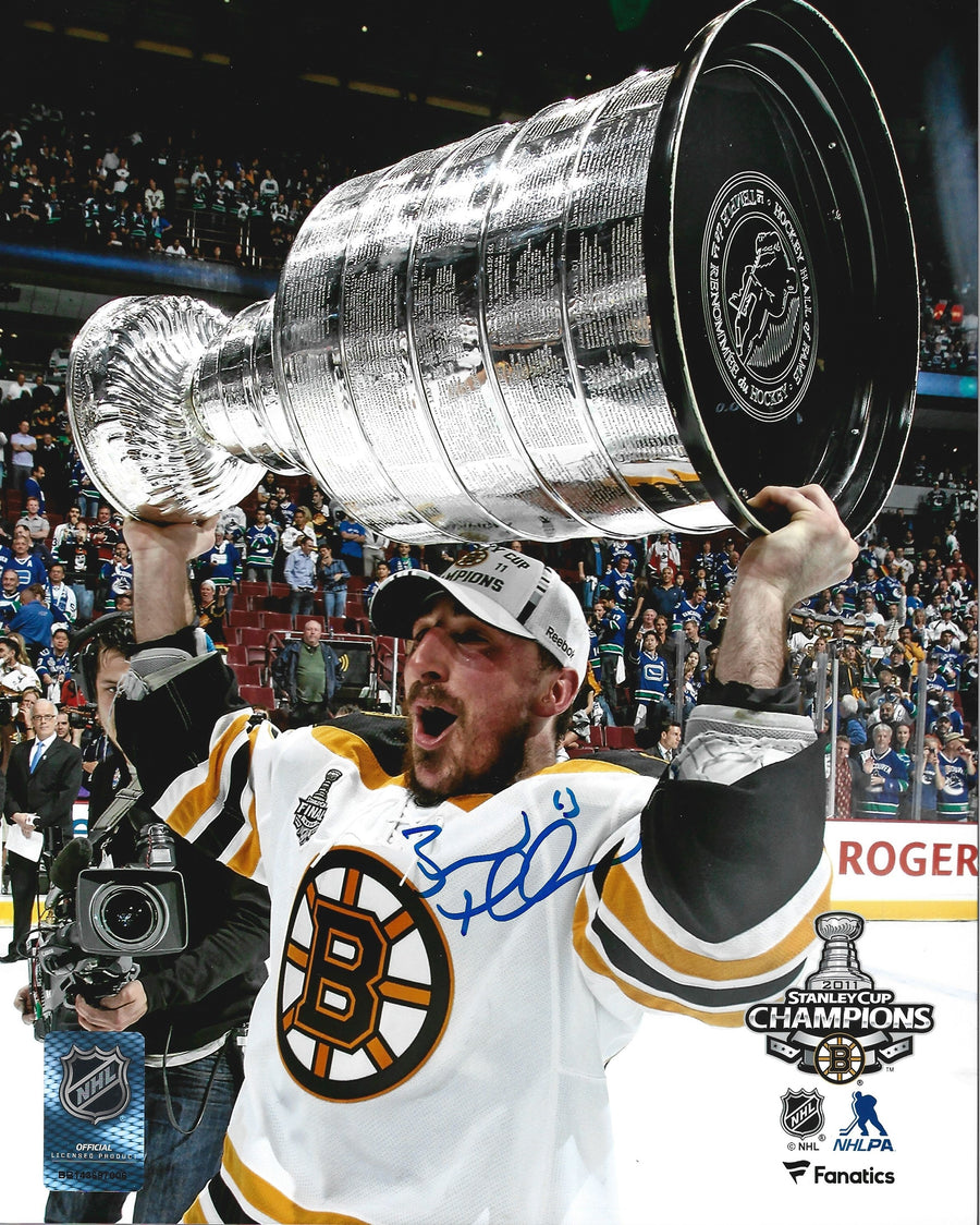 Brad Marchand 2011 Stanley Cup Boston Bruins Autographed 8