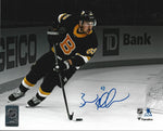 Brad Marchand Alternate Jersey Boston Bruins Autographed 11x14 Hockey Blackout Photo (Blue Ink)