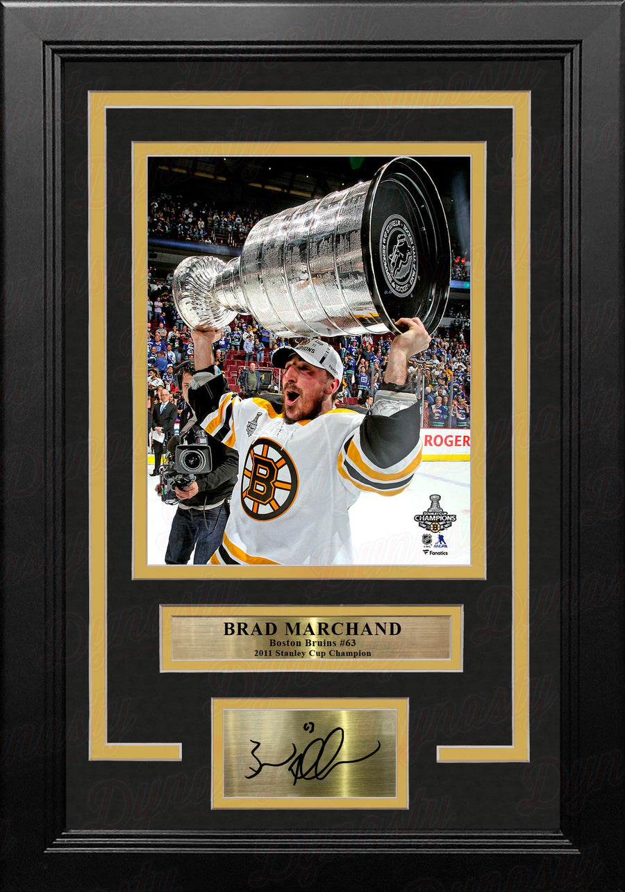 Brad Marchand 2011 Stanley Cup Trophy Boston Bruins 8