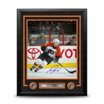 Mark Recchi in Action Philadelphia Flyers Autographed 11" x 14" Framed Hockey Photo