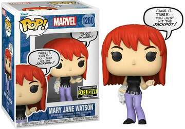 Pop! Marvel: Spider-Man - Mary Jane Watson (With Speech Bubble) Entertainment Earth Exclusive