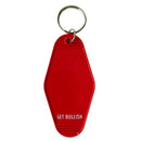 Massive Extrovert Motel Style Keychain In Red