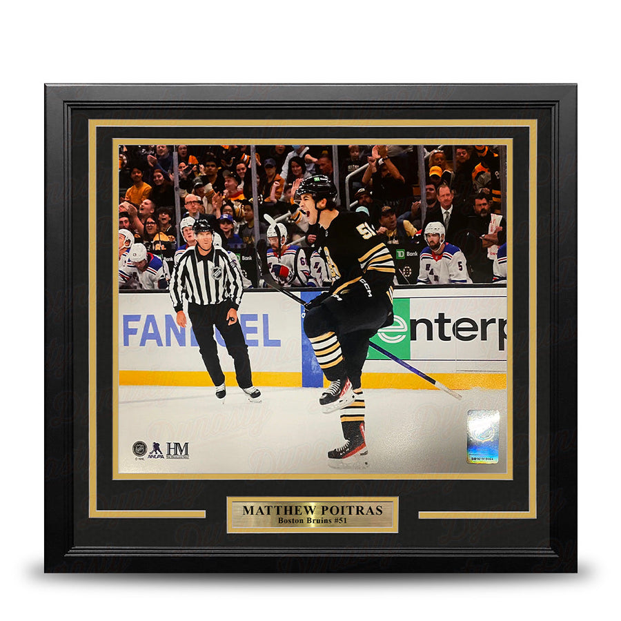Matthew Poitras Celebration Boston Bruins 16