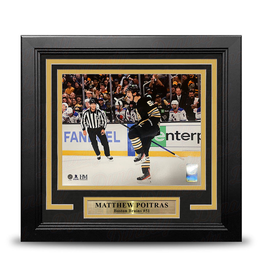 Matthew Poitras Celebration Boston Bruins 8