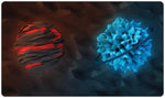 Red Orb Blue Orb Playmat