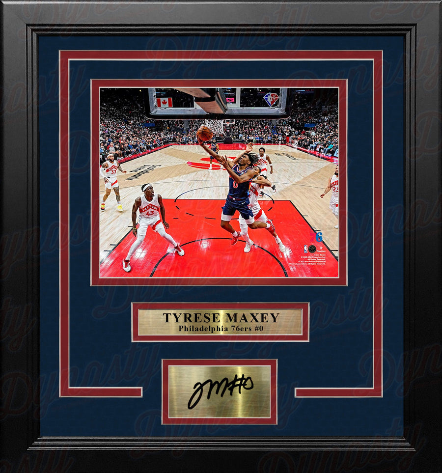Tyrese Maxey City Edition Action Philadelphia 76ers 8