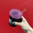 May Contain Poison Glass Double Old Fashioned with Lid and Straw | Halloween Spooky Tumbler