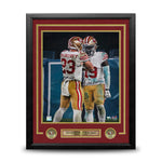 Christian McCaffrey & Deebo Samuel San Francisco 49ers Autographed 16" x 20" Framed Football Photo