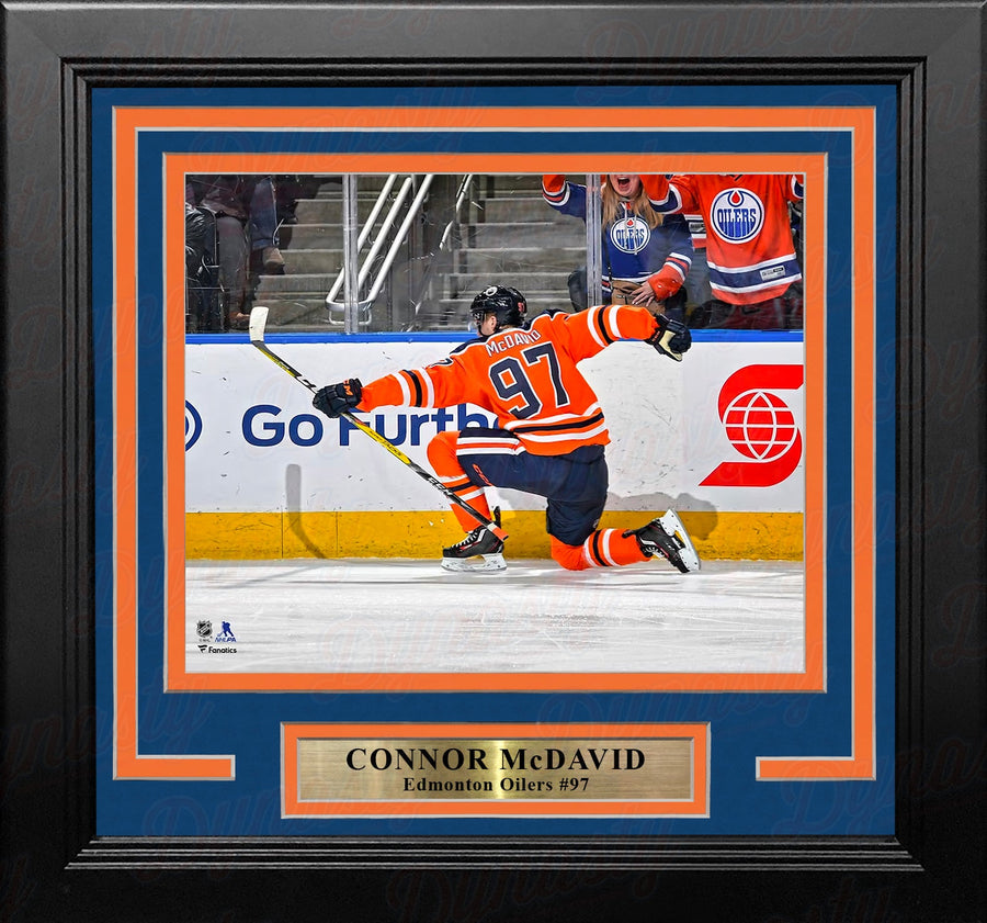 Connor McDavid Celebration Edmonton Oilers 8