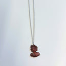 Medusa Pendant Necklace in Gold or Silver