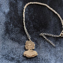 Medusa Pendant Necklace in Gold or Silver