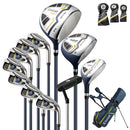 Men's Complete Golf Clubs and Bag Set Right Handed-Yellow