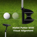 Mens LeftHanded Complete Golf Clubs and Bag Set Portable Lightweight Golf Stand Bag