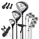 Mens LeftHanded Complete Golf Clubs and Bag Set Portable Lightweight Golf Stand Bag