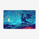 Midnight Blue Dragon Playmat