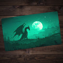 Midnight Green Dragon Playmat