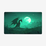 Midnight Green Dragon Playmat