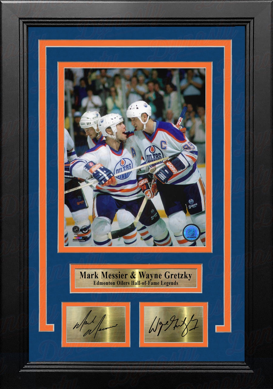 Mark Messier & Wayne Gretzky Edmonton Oilers 8