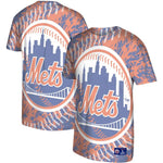 New York Mets Mitchell & Ness Orange Jumbotron T-Shirt