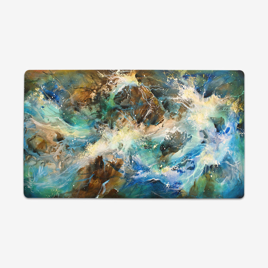 Waves Of Turmoil Playmat