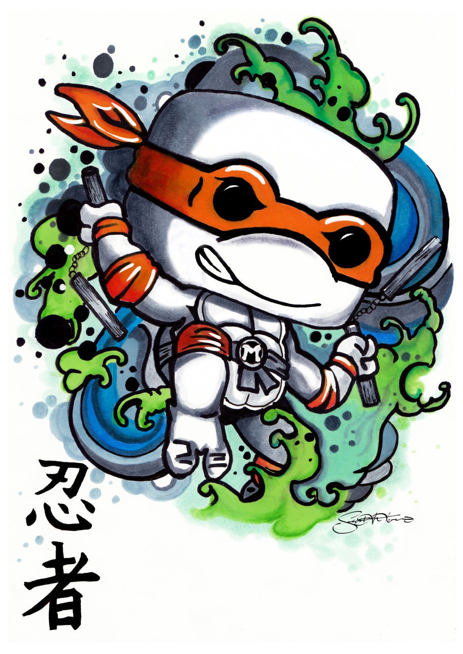 Scoots: Prints (TMNT), Michelangelo