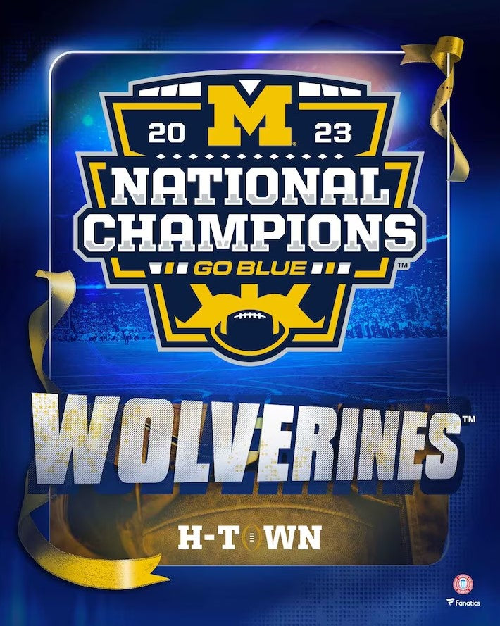 Michigan Wolverines 2023 National Champions 8