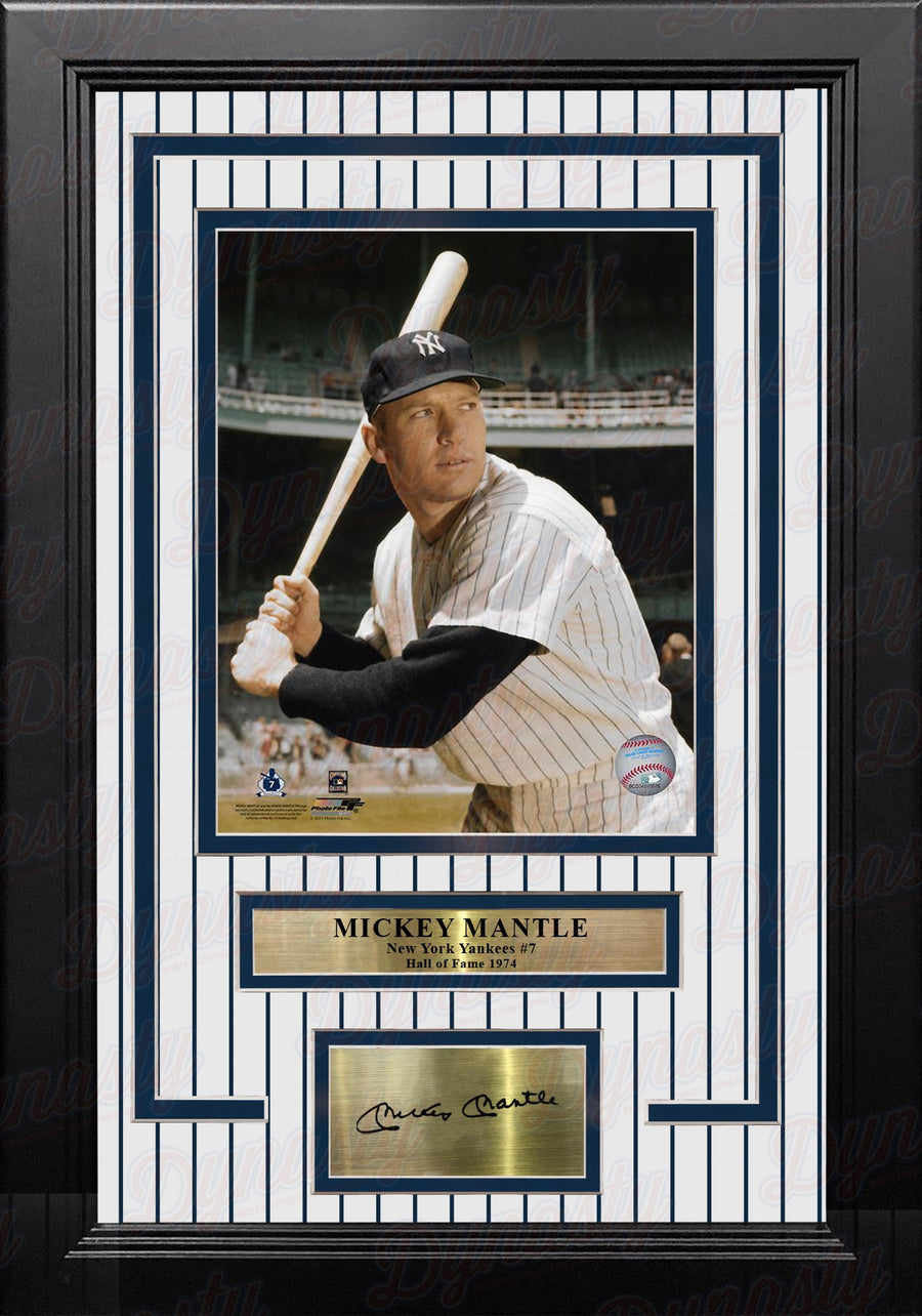 Mickey Mantle in Color New York Yankees 8