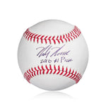 Mickey Moniak Autographed Los Angeles Angels Major League Baseball with '2016 #1 Pick'