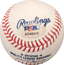 Mike Matheny signed baseball PSA/DNA Royals autographed