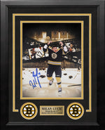 Milan Lucic Fight Collage Boston Bruins Autographed 8" x 10" Framed Hockey Photo