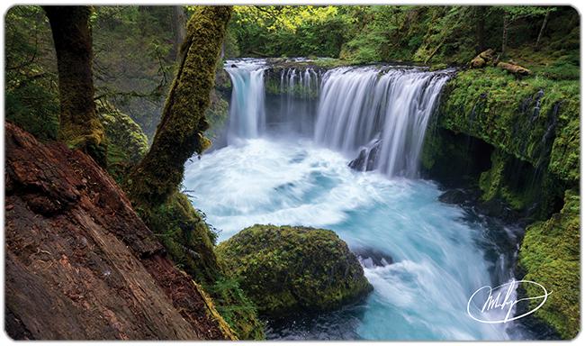 Majestic Waterfall Playmat