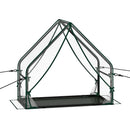 Mini Green House Metal Frame with Waterproof Bottom Mat and Wind Ropes