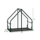 Mini Green House Metal Frame with Waterproof Bottom Mat and Wind Ropes