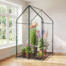 Mini Greenhouse with Metal Frame and Waterproof Cover