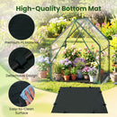 Mini Greenhouse with Metal Frame and Waterproof Cover