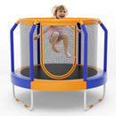 Mini Trampoline with Enclosure and Heavy-duty Metal Frame