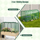 Mini Tunnel Greenhouse with Roll-up Zipper Door